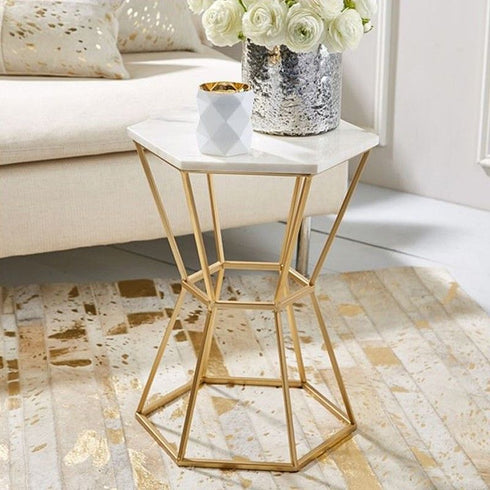 Hexagonal End Table